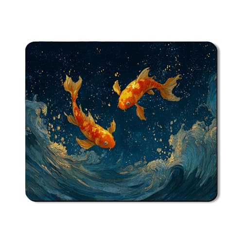 Artistic Unterlegmatte für Waschtrockner, Meereswellen und Fische, wasserdicht, Gummi, rutschfeste Unterleg- und Trocknermatten für Waschküche, 50,8 x 61 cm Artistic Unterlegmatte für Waschtrockner, Meereswellen und Fische, wasserdicht, Gummi, rutschfeste Unterleg- und Trocknermatten für Waschküche, 50,8 x 61 cm von Generic
