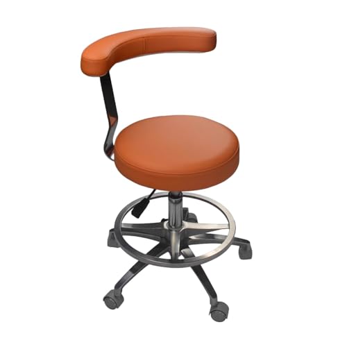 Arztstuhl Assistent Hocker Mikrofaser Leder Zahnarzthocker Zahnarztstuhl mit Armlehne höhenverstellbar, B Arztstuhl Assistent Hocker Mikrofaser Leder Zahnarzthocker Zahnarztstuhl mit Armlehne höhenverstellbar, B von Generic
