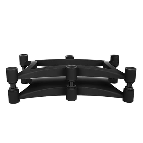 Audio Komponentenschrank HiFi Rack aus Stahl Offener CD-Player-Ständer, StereoKomponenten Rackschrank, Floating Multimedia für Audioanlage Stereoanlagen TV von Generic