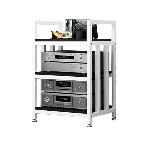 Audio Schrank Racks Ständer Rackschrank 3/4-stufiger AV-Medienständer Eckregal Plattenspieler Holz-Stereoschrank Eck-TV-Ständer Rack Tower - Visuelle Regale mit höhenverstellbaren Regalen Co Audio Schrank Racks Ständer Rackschrank 3/4-stufiger AV-Medienständer Eckregal Plattenspieler Holz-Stereoschrank Eck-TV-Ständer Rack Tower - Visuelle Regale mit höhenverstellbaren Regalen Co von Generic