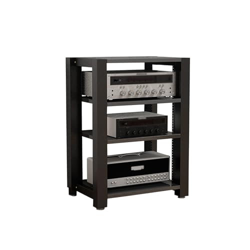Audio Schrank Racks Ständer Rackschrank - Visuelle Regale, AV-Medienständer Eckregal Plattenspieler Stereoschrank Rack Tower Medienschrank Mit Höhenverstellbarem, Modernem Kleinen Entertainm Audio Schrank Racks Ständer Rackschrank - Visuelle Regale, AV-Medienständer Eckregal Plattenspieler Stereoschrank Rack Tower Medienschrank Mit Höhenverstellbarem, Modernem Kleinen Entertainm von Generic