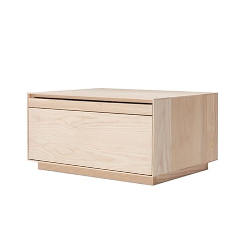Aufbewahrungsschrank aus natürlichem Holz mit Einer Schublade, einfache und Moderne Aufbewahrungsbox for Zuhause, Aufbewahrungsartefakt for Wohnzimmer und Schlafzimmer(A) von Generic