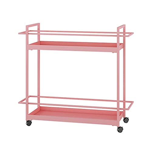 Aufbewahrungswagen, Küchen-Aufbewahrungswagen, 2-stufiger rollender Aufbewahrungswagen, Multifunktions-Metall-Trolley-Organizer für Küche, Badezimmer, Büro Aufbewahrungswagen, Küchen-Aufbewahrungswagen, 2-stufiger rollender Aufbewahrungswagen, Multifunktions-Metall-Trolley-Organizer für Küche, Badezimmer, Büro von Generic