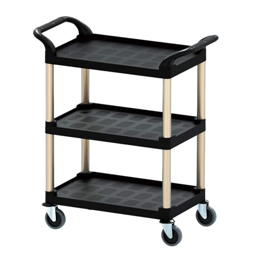 Aufbewahrungswagen, rollender Barwagen, Weinregal, Aufbewahrungstablett, Servierwagen, Organizer für Wohnzimmer, Hotel – kleines Farbschema in Grau/Schwarz Aufbewahrungswagen, rollender Barwagen, Weinregal, Aufbewahrungstablett, Servierwagen, Organizer für Wohnzimmer, Hotel – kleines Farbschema in Grau/Schwarz von Generic