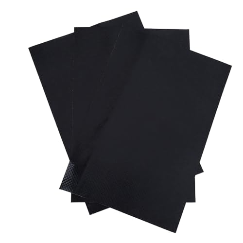 Aufblasbare Bootsreparatur Langable PVC Patch Kit Wasserdichtes Raft -Pool -Spielzeug Patch 3 Teile Schwarz Rot Grau mit 3 Farben für Ihre für Reparaturen Geeignet (Black) von Generic