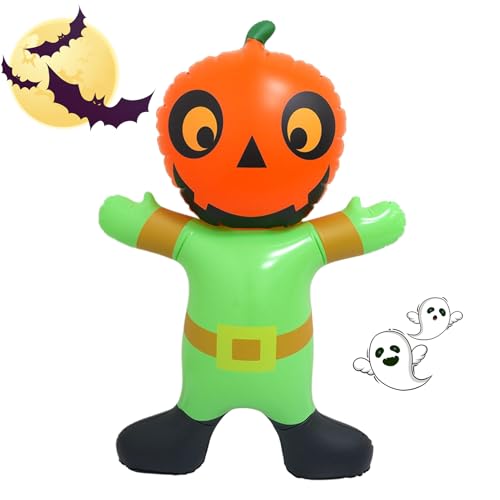 Aufblasbare Dekoration Für Halloween - PVC Gruseliger Feiertag Aufblasbarer Kürbismann,Dekofigur Für Terrasse Garten Wohnzimmer Dekoration Aufblasbare Dekoration Für Halloween - PVC Gruseliger Feiertag Aufblasbarer Kürbismann,Dekofigur Für Terrasse Garten Wohnzimmer Dekoration von Generic