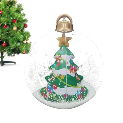 Aufblasbare Weihnachtskugel, Aufblasbare Weihnachtsdekoration Kugeln, wasserdichte Festliche Deko Für Feiern Garten Rasen Indoor Outdoor Im Freien von Generic