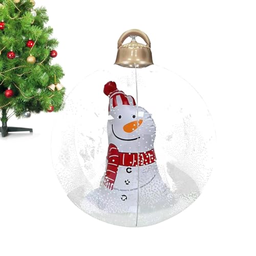 Aufblasbare Weihnachtskugel, große Weihnachtskugeln für den Außenbereich, wasserdichte Luftballons zur Dekoration von Garten und Terrasse auf Weihnachtsfeiern von Generic