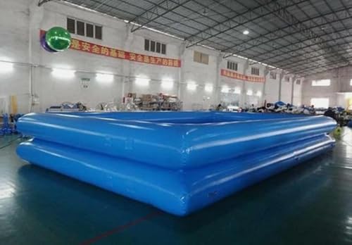Aufblasbarer 0,9 mm PVC-Rechteckiger Aufstellpool (5 x 3 x 1,5 m) von Generic