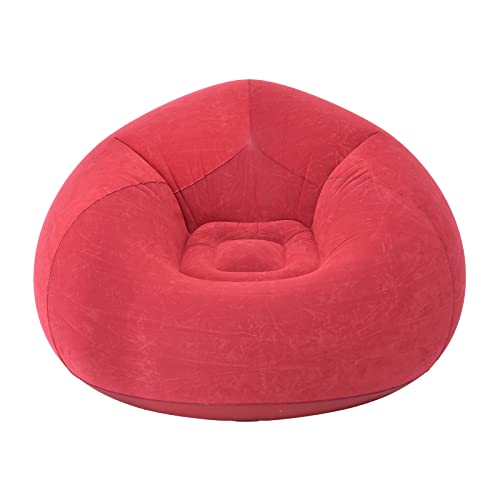 Aufblasbarer Sitzsack – Liegestuhl aus beflocktem Stoff aus Plüsch, aufblasbares Sitzsack, leichter Sitzsack, Lounge für Erwachsene und Jugendliche in den Zimmern Aufblasbarer Sitzsack – Liegestuhl aus beflocktem Stoff aus Plüsch, aufblasbares Sitzsack, leichter Sitzsack, Lounge für Erwachsene und Jugendliche in den Zimmern von Generic