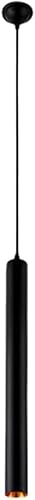 Aufhängung Led Aluminium Long Tube Kronleuchter Schwarz Einkopf Hängelampe Zylinder Droplong Tube Lampe Kronleuchter Gegenstange, 3 * 40cm, Warm Aufhängung Led Aluminium Long Tube Kronleuchter Schwarz Einkopf Hängelampe Zylinder Droplong Tube Lampe Kronleuchter Gegenstange, 3 * 40cm, Warm von Generic