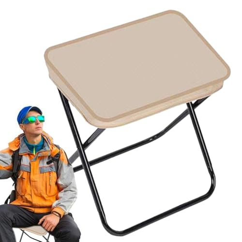Außenklapper Stuhl, Faltbare Picknickstühle | Leichter kompakter Hocker mit Stabiler Unterstützung für Garten -Terrassen -Sport -Picknick -Warteln Außenklapper Stuhl, Faltbare Picknickstühle | Leichter kompakter Hocker mit Stabiler Unterstützung für Garten -Terrassen -Sport -Picknick -Warteln von Generic