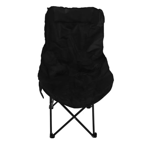 Außenstuhl, Leichter Campingstuhl Schockierender Taschenschock für Picknick für den Strand (Black) von Generic