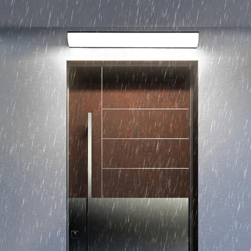 Außenwand IP65 wasserdichte Außenwandleuchte LED Terrassen Wandleuchte Moderne Außen-/Innenwandleuchte Aluminium Lang für Proch Balkon Gartendekoration von Generic