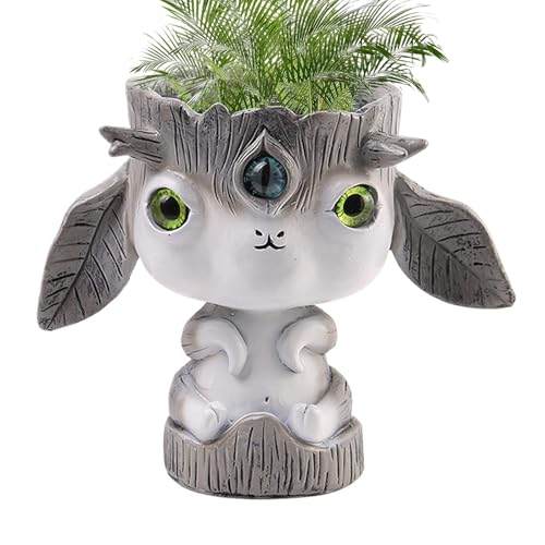 Außerirdischer Blumentopf, kreativer Sukkulenten-Blumentopf, niedlicher Harz-Blumentopf, Alien-Pflanztopf, fantasievoller Sukkulenten-Blumentopf, kreativer Kopf mit großen Augen für den Garten Außerirdischer Blumentopf, kreativer Sukkulenten-Blumentopf, niedlicher Harz-Blumentopf, Alien-Pflanztopf, fantasievoller Sukkulenten-Blumentopf, kreativer Kopf mit großen Augen für den Garten von Generic