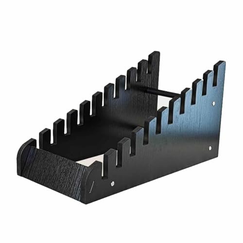 Ausstellungsständer for Bodenfliesen Auf Messen Mit 10/12 Kartenfächern, Platzsparender Fliesenmusterständer for Ausstellungsräume, Regal for Baustoffmuster Zur Chargenanzeige(10 Card Slots,Small) von Generic