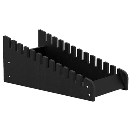 Ausstellungsständer for Bodenfliesen Auf Messen Mit 10/12 Kartenfächern, Platzsparender Fliesenmusterständer for Ausstellungsräume, Regal for Baustoffmuster Zur Chargenanzeige(12 Card Slots,Medium) von Generic