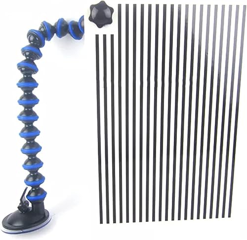 Auto Dellenentfernungswerkzeug Led-licht Lackfreies Dellenreparaturwerkzeug Reflektierende Tafel Mit Verstellbarem Halter, White Auto Dellenentfernungswerkzeug Led-licht Lackfreies Dellenreparaturwerkzeug Reflektierende Tafel Mit Verstellbarem Halter, White von Generic