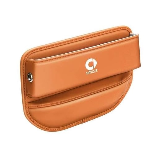 Auto Organizer Aufbewahrungsbox für Smart Forfour 2015-2020, Vordersitzen Seitentasche Autositz Konsole Seitentaschen Sitzlückenfüllung ZubehöR,Orange-2 PCS Auto Organizer Aufbewahrungsbox für Smart Forfour 2015-2020, Vordersitzen Seitentasche Autositz Konsole Seitentaschen Sitzlückenfüllung ZubehöR,Orange-2 PCS von Generic