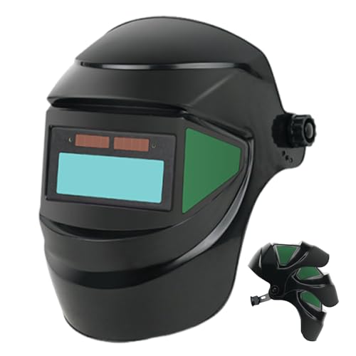 Auto Verdunkelung Schweißhelm - Solar-Energie-Maske, verstellbare Kopfbedeckung, Bogenaugenschutz | Leichte Schweißkappe mit schneller Filterreaktion für MIG TIG Stick Plasma und industrielle Auto Verdunkelung Schweißhelm - Solar-Energie-Maske, verstellbare Kopfbedeckung, Bogenaugenschutz | Leichte Schweißkappe mit schneller Filterreaktion für MIG TIG Stick Plasma und industrielle von Generic