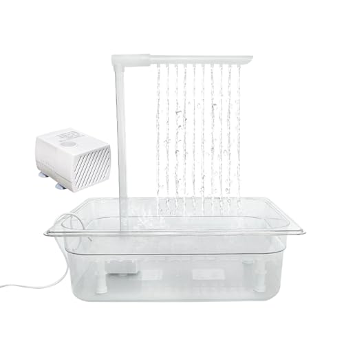 Automatische Badewanne Der | Zirkulierendes Wasser Lovebird Bad, Lovebird Badewanne Mit Einstellbarem Wasserdruck, Sittich Duschwanne Für Cockatiel African Grey. Gewährleistung Eines Gründlich von Generic