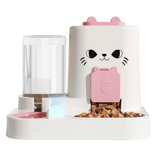Automatischer Katzenfutter: Futterspender für Haustiere mit großer Kapazität, auslaufsicherem Wasser und Trockenfutterschalen für Katzen, für den Innenbereich, Zeitschaltuhr Automatischer Katzenfutter: Futterspender für Haustiere mit großer Kapazität, auslaufsicherem Wasser und Trockenfutterschalen für Katzen, für den Innenbereich, Zeitschaltuhr von Generic