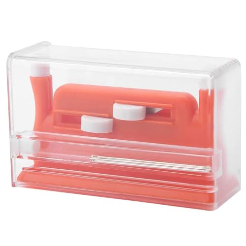 Automatischer Nadeleinfädler, multifunktionaler doppelseitiger automatischer Nadeleinfädler, Näh-Schreibtisch-Werkzeugset mit einfachem, handgefertigtem DIY-Werkzeug zum Handnähen und (Red, 5x8cm) Automatischer Nadeleinfädler, multifunktionaler doppelseitiger automatischer Nadeleinfädler, Näh-Schreibtisch-Werkzeugset mit einfachem, handgefertigtem DIY-Werkzeug zum Handnähen und (Red, 5x8cm) von Generic