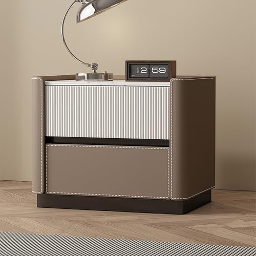 BFurniture Nachttisch aus Massivholz mit 2 Schubladen für Home Office College Dorm Nachttisch mit Aufbewahrungsbox für BEssentials BFurniture Nachttisch aus Massivholz mit 2 Schubladen für Home Office College Dorm Nachttisch mit Aufbewahrungsbox für BEssentials von Generic