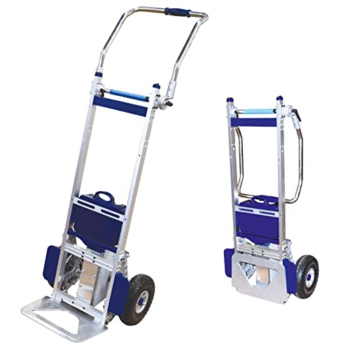 BT4LIFT Sackkarre Elektrisch Treppensteiger ZW7170G sichere Bremsen, Lithium-Batterie, Robustes Aluminium, 170kg, Transport von Wasserflaschen, Bierfässern, Haushaltsgeräten, EINE GRÖSSE, Grau BT4LIFT Sackkarre Elektrisch Treppensteiger ZW7170G sichere Bremsen, Lithium-Batterie, Robustes Aluminium, 170kg, Transport von Wasserflaschen, Bierfässern, Haushaltsgeräten, EINE GRÖSSE, Grau von Generic