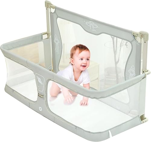 Baby Cosleeper Bett Baby Nachttisch Schläfer 3 In 1 Faltbares Tragbares Kinderbett Cosleeping Babybett, Atmungsaktives Und Sichtbares Netzfenster, Robuste Aluminiumlegierung, Light Green Baby Cosleeper Bett Baby Nachttisch Schläfer 3 In 1 Faltbares Tragbares Kinderbett Cosleeping Babybett, Atmungsaktives Und Sichtbares Netzfenster, Robuste Aluminiumlegierung, Light Green von Generic