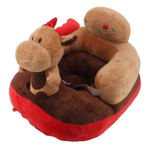 Baby Sitzendes Sofa -Stuhl Bequemer Anti -Rollover Tragbarer Plüsch Stützsitz für Säuglinge, die Lernen, nach Hause zu Sitzen (Typ 3) von Generic