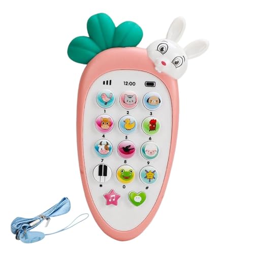 Baby Telefon Spielzeug - Baby Telefon, Baby Handy | Baby -Karotten -Handyspielzeug mit Licht und Musik, Kinderspielzeug für Babys, Spielzeughandy, Mädchen Geschenke, Baby -Telefon -Spielzeug fü Baby Telefon Spielzeug - Baby Telefon, Baby Handy | Baby -Karotten -Handyspielzeug mit Licht und Musik, Kinderspielzeug für Babys, Spielzeughandy, Mädchen Geschenke, Baby -Telefon -Spielzeug fü von Generic
