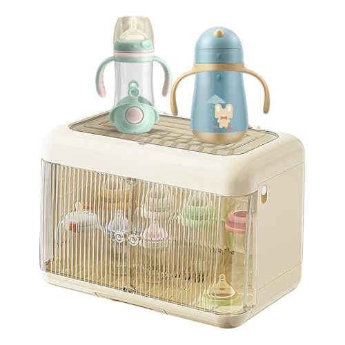 Babyflaschenspeicher Organizer - Großer Behälterhalter Organizer Aufbewahrungsbox Mit Abfluss, Staubdichtes Flaschenregal Trockenhalter Transparent Pflegeflasche Aufbewahrungsbox Babyflaschenspeicher Organizer - Großer Behälterhalter Organizer Aufbewahrungsbox Mit Abfluss, Staubdichtes Flaschenregal Trockenhalter Transparent Pflegeflasche Aufbewahrungsbox von Generic