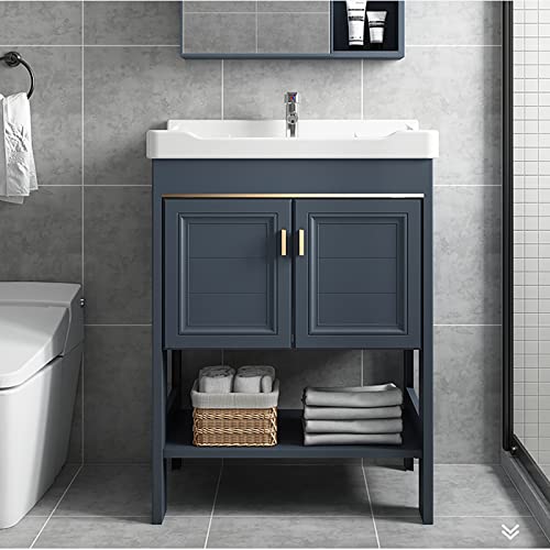 Bad-Waschtisch mit Waschbecken Einzelset Kombi Badewanne Waschplatz mit Ablagefächern Standwaschbecken Hof Garage Camping Handwaschstation Bad-Waschtisch mit Waschbecken Einzelset Kombi Badewanne Waschplatz mit Ablagefächern Standwaschbecken Hof Garage Camping Handwaschstation von Generic