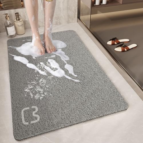 Badematte aus Mikrofaser, extra weich und dick, um das Badezimmer hygienisch und sauber zu halten. rutschfeste, fusselfreie Fußmatten for den Badezimmerboden und die Eingangstür(6#,80x120cm/31.5x47.2 Badematte aus Mikrofaser, extra weich und dick, um das Badezimmer hygienisch und sauber zu halten. rutschfeste, fusselfreie Fußmatten for den Badezimmerboden und die Eingangstür(6#,80x120cm/31.5x47.2 von Generic