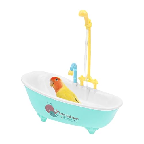 Badewanne, Papageienbad, Automatische Vogeldusche, Vogel Badepappe Duschwanne, Behälter Käfig Für Kleine Mittelgroße Parakete Vogel Badewanne von Generic