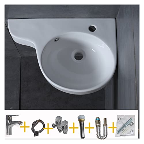 Badezimmer Waschbecken Badezimmer Eck Waschbecken Hängendes Waschbecken Kleines Mini Apartment Wandmontiertes Keramik Dreieck Waschbecken Weiß Toilette Waschtisch-2 Rechtes Loch Badezimmer Waschbecken Badezimmer Eck Waschbecken Hängendes Waschbecken Kleines Mini Apartment Wandmontiertes Keramik Dreieck Waschbecken Weiß Toilette Waschtisch-2 Rechtes Loch von Generic