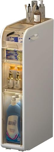 Badezimmer-aufbewahrungsschrank Mit Durchsichtigen Schubladen Und Rollen, Boden Freistehender Schmaler Hochschrank Für Küche Flur Wohnzimmer Wc Lücke Schlafzimmer Wäscherei, Ordinary, 3 Tiers Badezimmer-aufbewahrungsschrank Mit Durchsichtigen Schubladen Und Rollen, Boden Freistehender Schmaler Hochschrank Für Küche Flur Wohnzimmer Wc Lücke Schlafzimmer Wäscherei, Ordinary, 3 Tiers von Generic