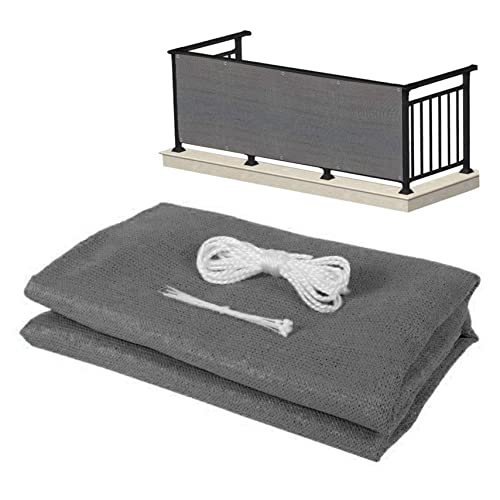 Balkon Privatsphäre Bildschirm Cover Balkon Privatsphäre Schutzschild Gartennähte Schutzabdeckung 0, 9 x 5 m Balkon Privatsphäre Bildschirm Cover Balkon Privatsphäre Schutzschild Gartennähte Schutzabdeckung 0, 9 x 5 m von Generic