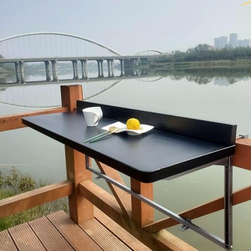 Balkontisch, Balkon-bartisch Für Geländer, Balkon-Schreibtisch, Balkon Klappbarer Hängender Geländertisch, Balkontisch Hängend, Wohnung Balkonmöbel, Ver, Black, 80 * 40cm/31.4 * 15.7in Balkontisch, Balkon-bartisch Für Geländer, Balkon-Schreibtisch, Balkon Klappbarer Hängender Geländertisch, Balkontisch Hängend, Wohnung Balkonmöbel, Ver, Black, 80 * 40cm/31.4 * 15.7in von Generic