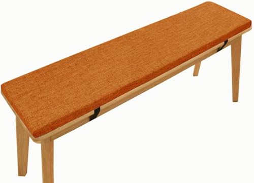 Bankauflage Sitzkissen Bank Bezug, Ersatzbezug Für Sitzauflage Bank Gartenbank, Wasserdicht Bezug Für Sitzbank Auflage, Gartenbank Auflage Outdoor(J,120x30cm/47x12in) von Generic