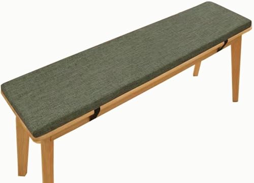 Bankauflage Sitzkissen Bank Bezug, Ersatzbezug Für Sitzauflage Bank Gartenbank, Wasserdicht Bezug Für Sitzbank Auflage, Gartenbank Auflage Outdoor(R,120x40cm/47x16in) von Generic