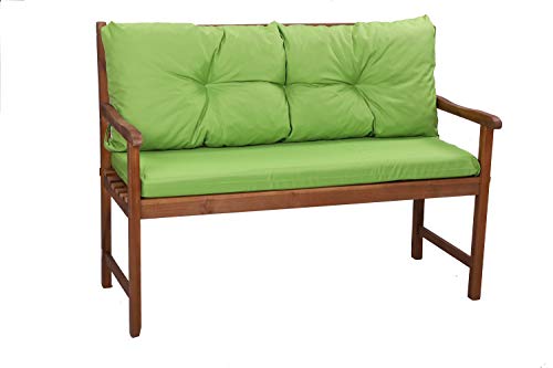 Bankauflage für Gartenbank- Polsterauflage für & Hollywoodschaukel-Gartenschaukel Kissen-hollywoodschaukel Kissen-bankkissen Outdoor (160 x 60 x 50 cm, Lemon) von Generic