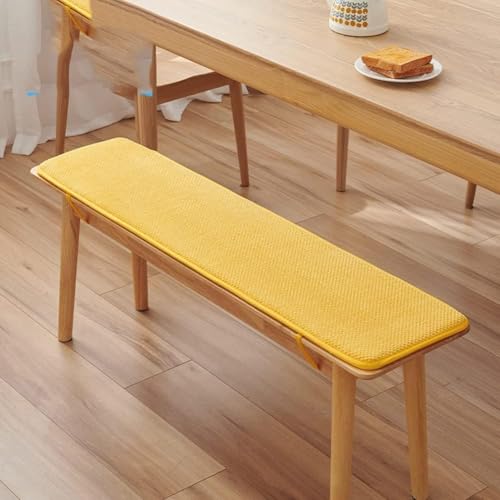Bankkissen Bankauflage Outdoor/Drinnen Sitzpolster Sitzbank Bankpolster Banke Kissen Kissenauflage Unterseite Antirutsch, Waschbar(B,60 * 12 * 1inch) von Generic