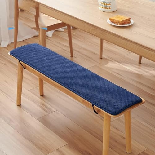 Bankkissen Bankauflage Outdoor/Drinnen Sitzpolster Sitzbank Bankpolster Banke Kissen Kissenauflage Unterseite Antirutsch, Waschbar(D,40 * 14 * 1inch) von Generic
