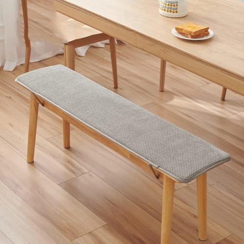 Bankkissen Bankauflage Outdoor/Drinnen Sitzpolster Sitzbank Bankpolster Banke Kissen Kissenauflage Unterseite Antirutsch, Waschbar(H,60 * 14 * 1inch) von Generic