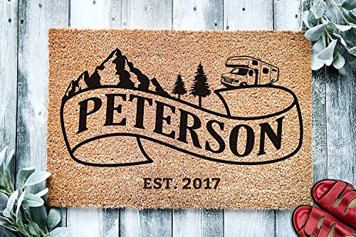 Banner Camping Fußmatte Waschmaschinenfest Teppich Robust Läufer Flur Für Wc Deko Küche Patio 40 X 60Cm Banner Camping Fußmatte Waschmaschinenfest Teppich Robust Läufer Flur Für Wc Deko Küche Patio 40 X 60Cm von Generic