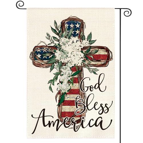 Bannerfahnen Gott Segne Amerika Stars And Stripes Memorial Day 4. Juli Lily Breeze Flagge Langlebig Verblassen Beständig Flaggen Banner, Für Drinnen Und Draußen, Feiertage, Bauernhaus, 30x45cm Bannerfahnen Gott Segne Amerika Stars And Stripes Memorial Day 4. Juli Lily Breeze Flagge Langlebig Verblassen Beständig Flaggen Banner, Für Drinnen Und Draußen, Feiertage, Bauernhaus, 30x45cm von Generic