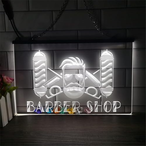 Barber Shop Led Leuchtreklame Öffnen Schere Neon Schilder Barber Shop Open Leuchtschild Schild Friseursalon Neonschild Licht Willkommen Led Neonlicht Haar Zimmer Dekor Wand Mit, E, 15.7"x23.6" Barber Shop Led Leuchtreklame Öffnen Schere Neon Schilder Barber Shop Open Leuchtschild Schild Friseursalon Neonschild Licht Willkommen Led Neonlicht Haar Zimmer Dekor Wand Mit, E, 15.7"x23.6" von Generic