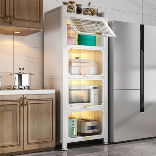 Barschrank Mit KlapptüR, Schmale KüChenschräNke, VorratsschräNke Zur Aufbewahrung Von TöPfen Und Pfannen, Lebensmitteln Barschrank Mit KlapptüR, Schmale KüChenschräNke, VorratsschräNke Zur Aufbewahrung Von TöPfen Und Pfannen, Lebensmitteln von Generic